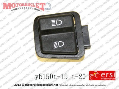 Ersi Motor YB150T-15 T-20 Düğme Sellektör